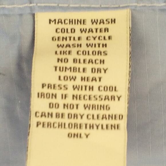 Vintage Ralph Lauren Polo Jeans Blue Nylon Windbreaker Hoodie Jacket M - Picture 6 of 7